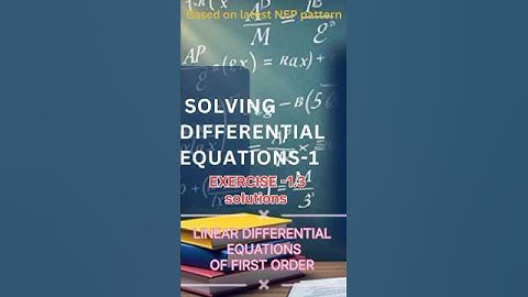 EXERcise-1.4 /LiNeAr equations BSC 2nd#shorts#viralshorts #derivatives#integration #nep2020#ytshorts