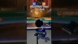 Clean Save Turns Into Goal 🤯 (This Save Was Amazing) #rocketleague #clutch #ranked #shortsfeed