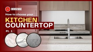 What COUNTERTOP MATERIAL to choose for your KITCHEN? | PROS AND CONS OF EACH MATERIAL| Part 1