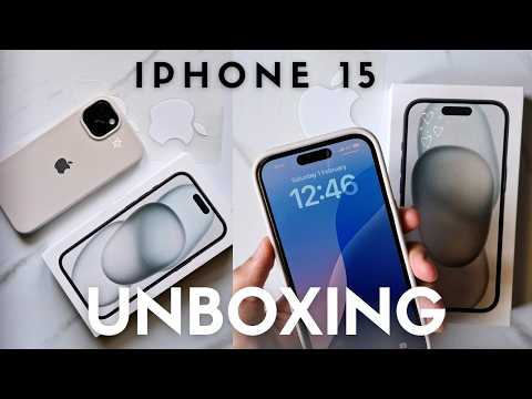 DIDN'T EXPECT THIS!! | iPhone 15 Unboxing | Matte Black | First Impressions
