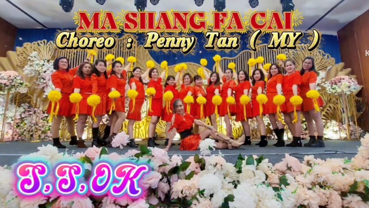 MA SHANG FA CAI ( 马上发财 ) Line Dance // Choreo: Penny Tan ( MY ) demo by : S,S,OK