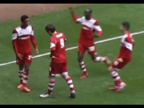 football score Middlesbrough v Derby County 2013-14