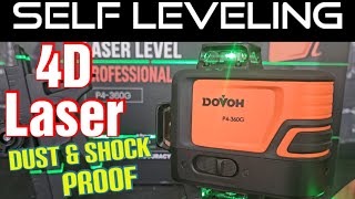 Dovoh Laser Level Professional P4 360G 4-plane 4D cross line laser