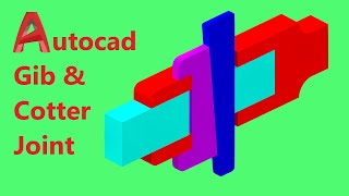 How to make Gib and cotter joint in autocad by learn with me by Learn With Me 2,397 views 4 years ago 28 minutes