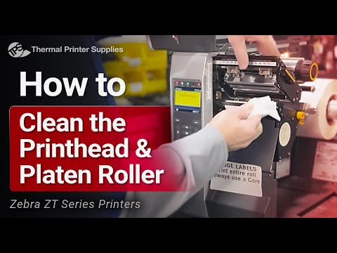 How to Clean the Printhead and Platen Roller on Zebra Tabletop Printers