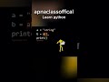 Learn python in easy way #python #learncoding #youtubeshorts  #newvideo