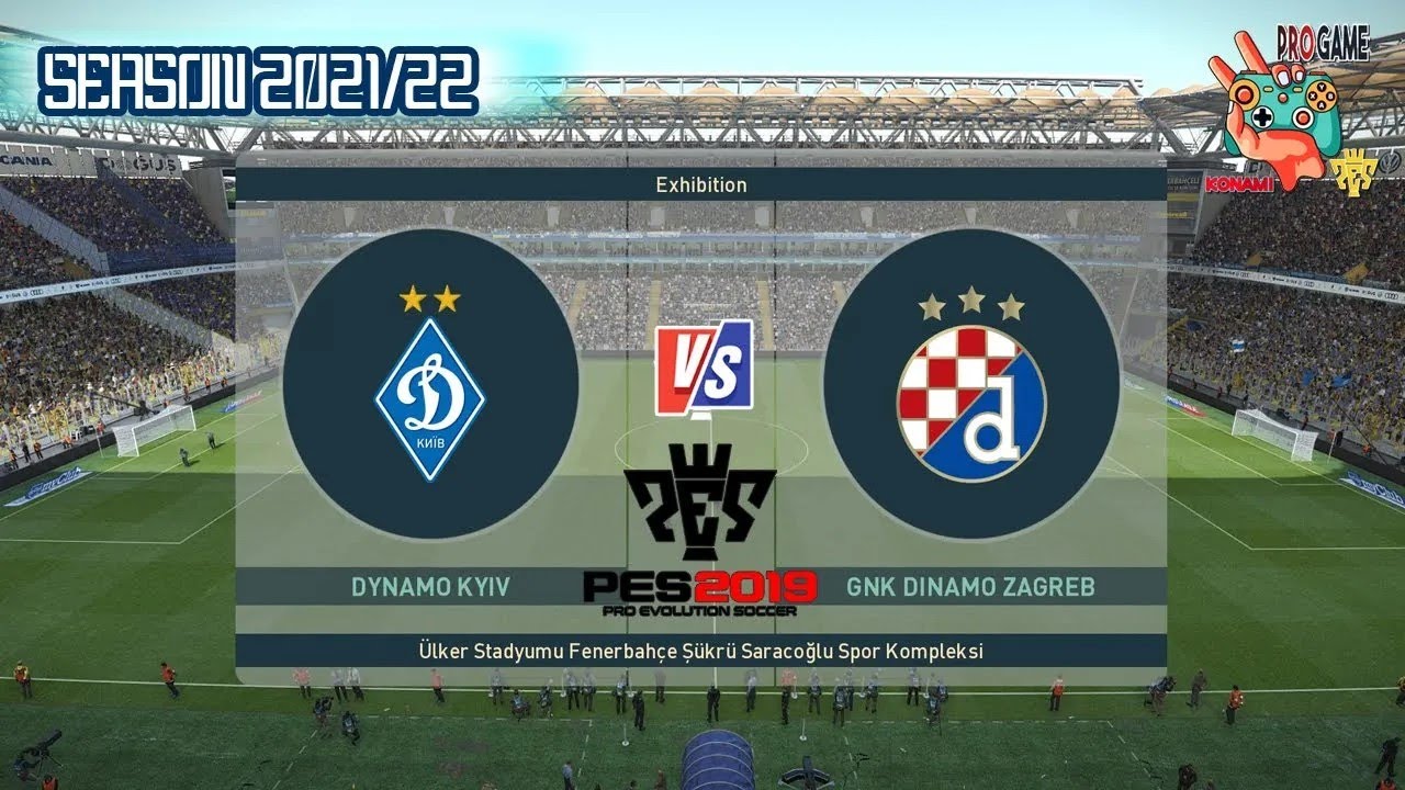 PES 2019 | Dynamo Kyiv VS Dinamo Zagreb | Gameplay