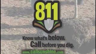 Always Call 811 Before You Dig in Florida