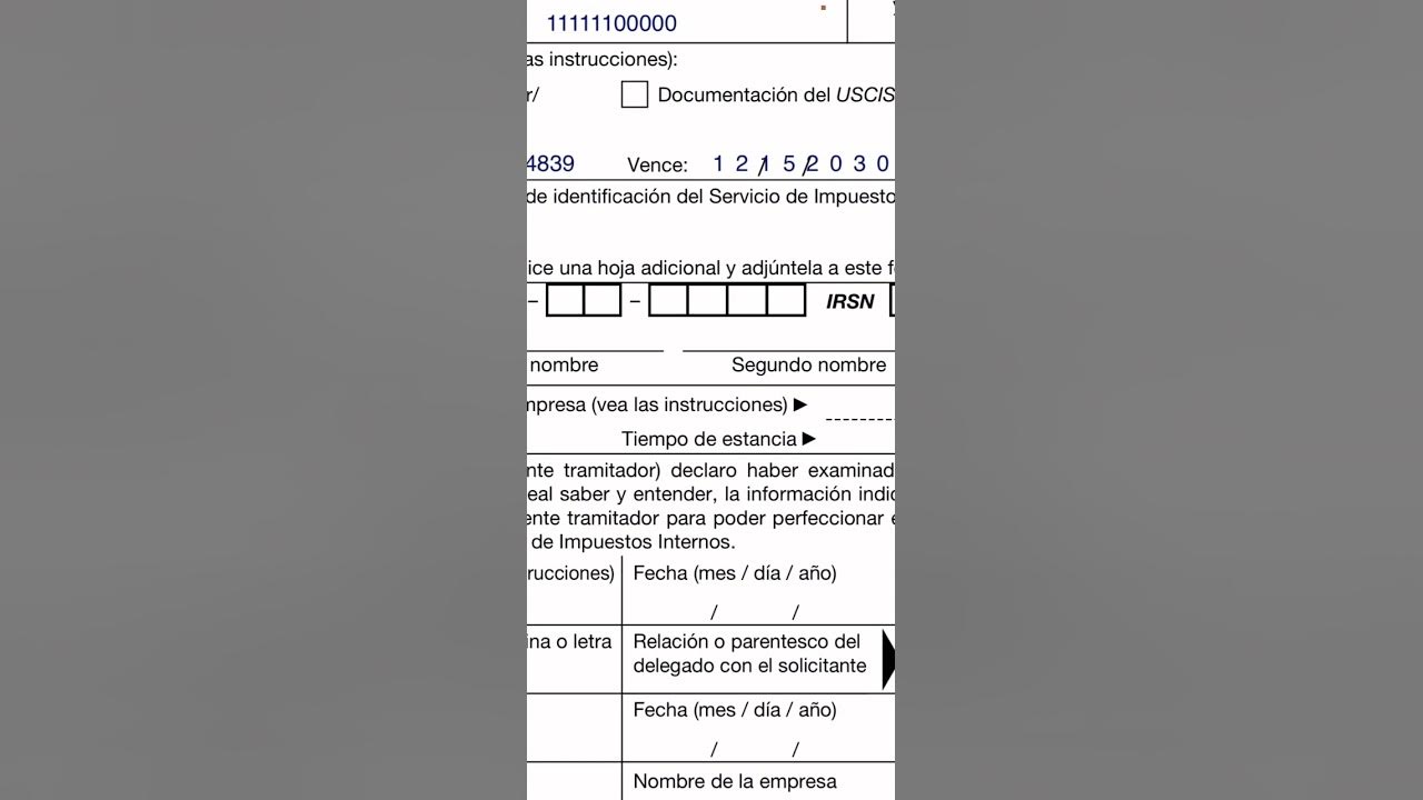 Cómo sacar un ITIN numero paso a paso YouTube
