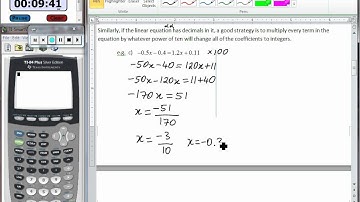 Lesson:  Solving Linear and Absolute-Value Equations - PART 1