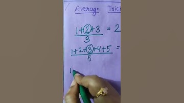 Shorts | Average Trick | Mathematics | EDUCATION WORLD WITH PINKY ✔️