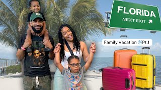 Family Trip to Orlando Florida ✈️🌴| Travel Vlog Part 1