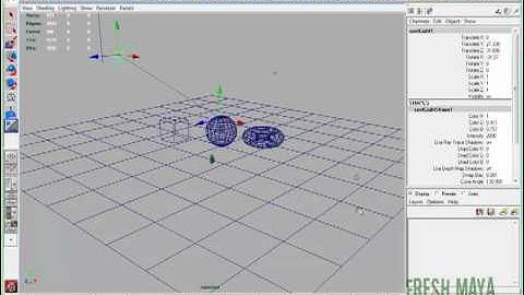 Fresh Maya:  Lighting - 3 Point Lighting