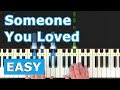 Lewis Capaldi - Someone You Loved - EASY Piano Tutorial