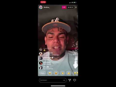 Tekashi 6Ix9Ine Saying Fuck Trippie Redd Dead Homies To His Face On Instagram Live Foreign_Boy