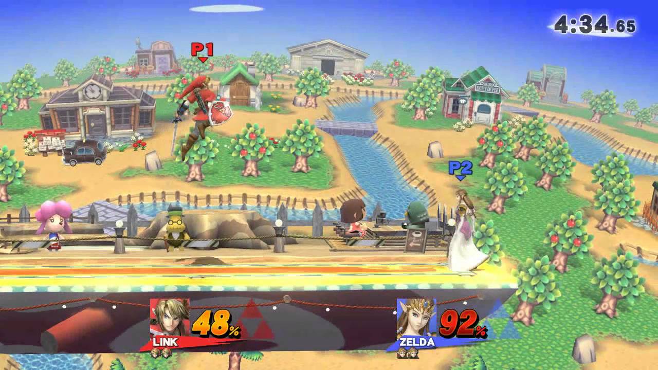 Nimious (Link) Vs. Nayru (Zelda) SSB4 Friendlies Match 2 super smash bros. characters