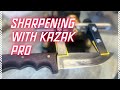 Sharpening a Hunting Knife with Kazak Pro Black edition