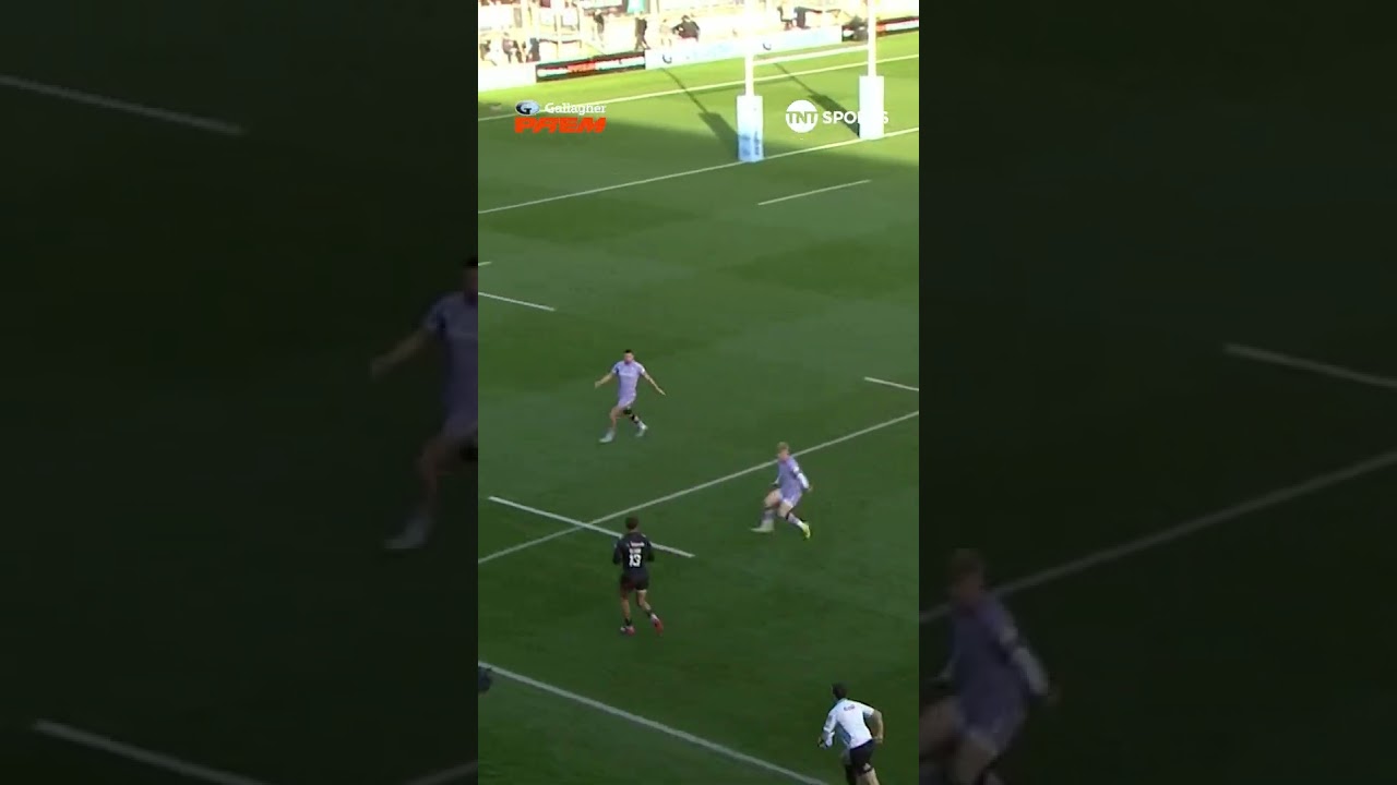 Exceptional kicking. Brilliant try!