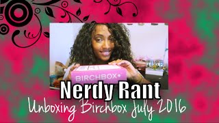 Birchbox July 2016 Unboxing