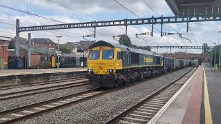Heavy Haul Class 66's no's: 66616 + 66957 @ Newbury (6A18) + (6V53) 24/08/2026.