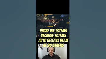 5000% cast speed Divine Ire totems! Path of Exile #shorts
