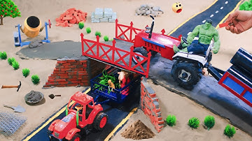 diy mini tractor making overhead bridge construction science project @SmallCreator