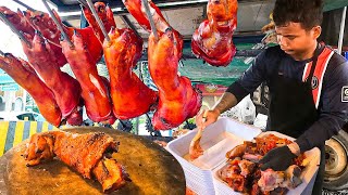 Very Popular Street Food! A Whole Pork Legs, Roast Duck & Roast  Honey Duck | Cambodian Street Food
