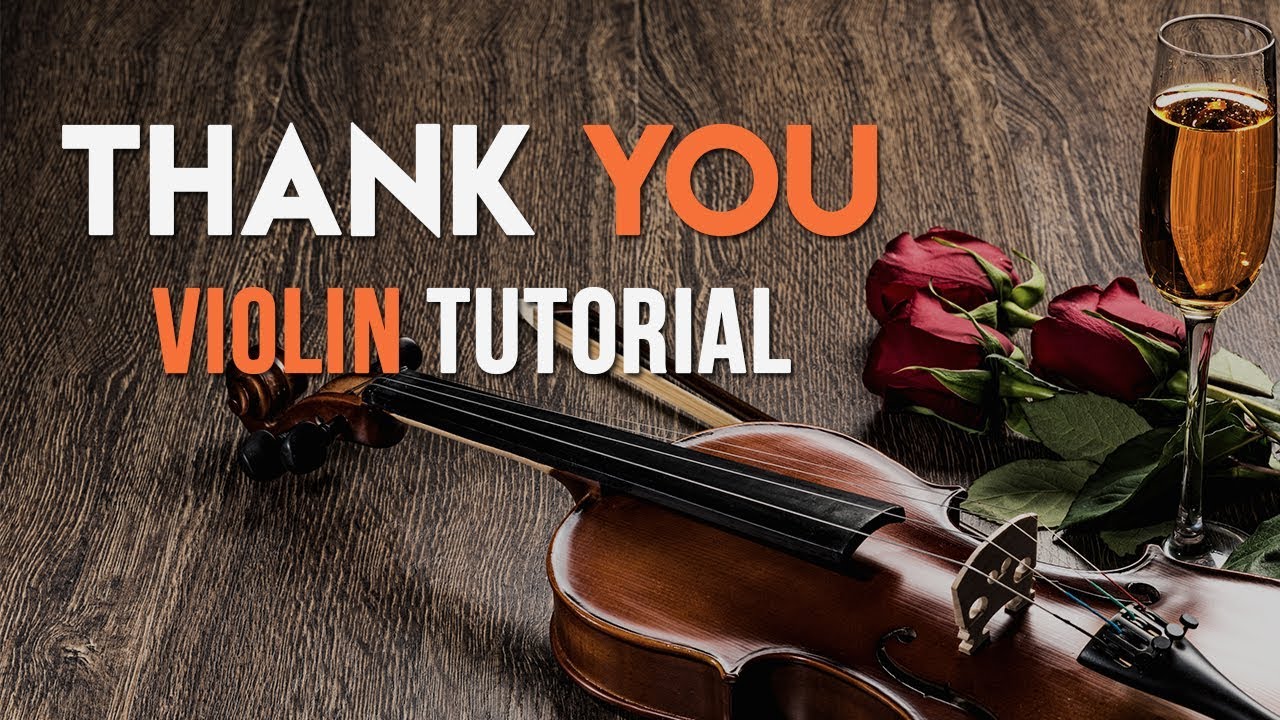 Cómo Tocar Thank You De Urikai64 Partitura Sheet Violin Music Download