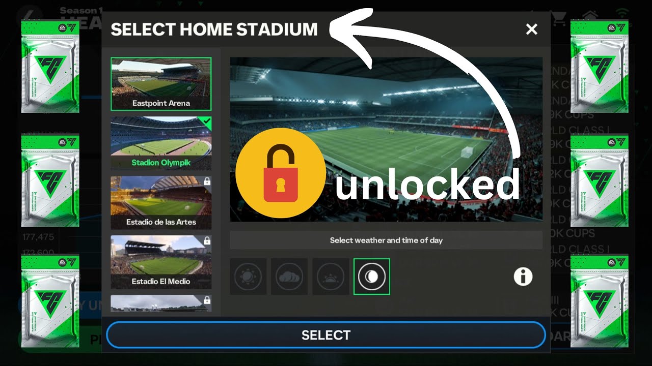 Eastpoint Arena Stadium UNLOCKED EA SPORTS FC Mobile AK Gaming 🎮