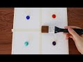 4 Type Of Drawing Full Moon｜Simple Acrylic Painting Step by Step For Beginners #323｜Oddly Satisfying