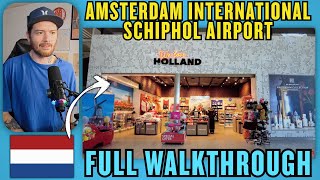 Download Lagu American Reacts to Amsterdam Schiphol Airport Full Walkthrough MP3