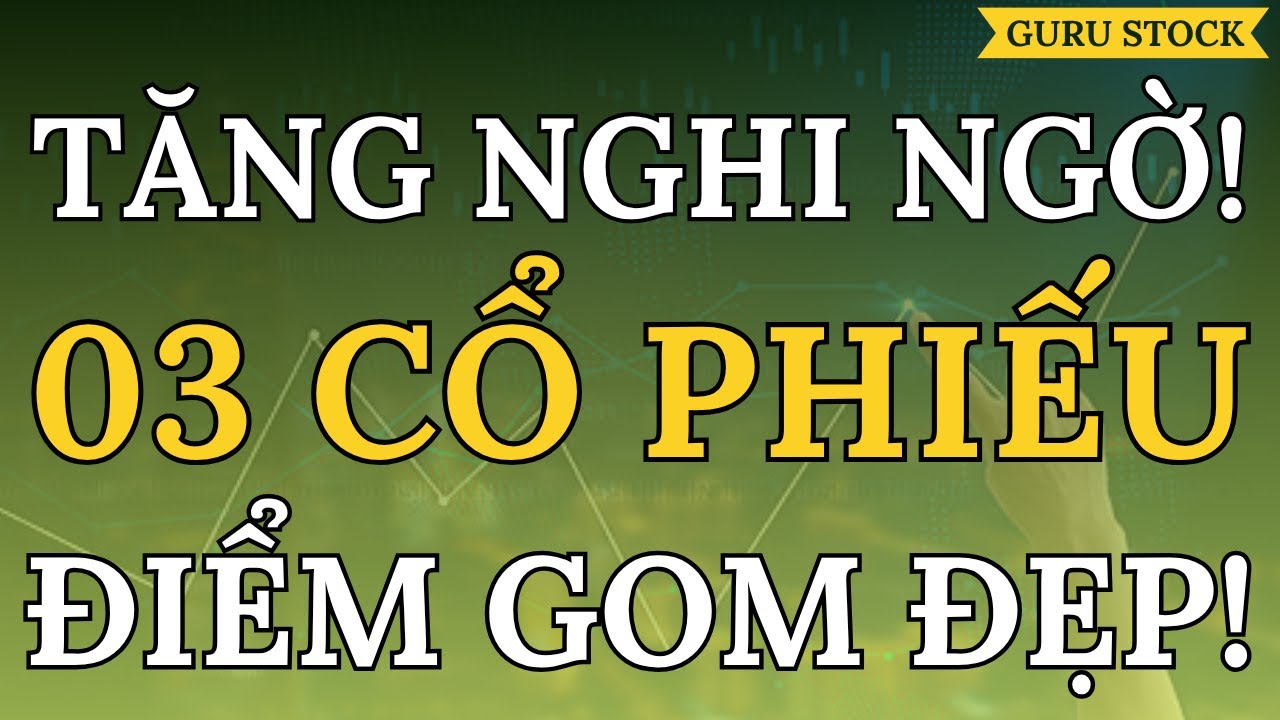 🔴 TĂNG NGHI NGỜ! 03 CỔ PHIẾU ĐIỂM GOM ĐẸP CHIỀU NAY!| GURU STOCK