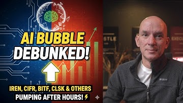 AI Bubble Debunked! IREN, CIFR, BITF, CLSK & Others Pumping After Hours! Nvidia Quarterly Results!