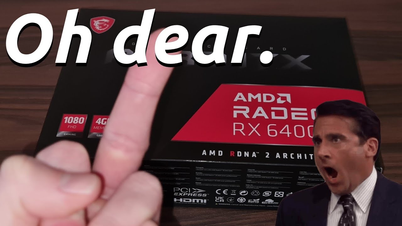 Radeon RX 6400 | Not the best. | Review and gaming PC build in the Aerocool Hive