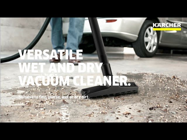 KÄRCHER WD2 Multi Purpose Wet & Dry Vacuum Cleaner Unboxing And