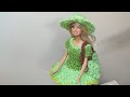 How to crochet a hat for Barbie dolls for beginners. Step by step tutorial.