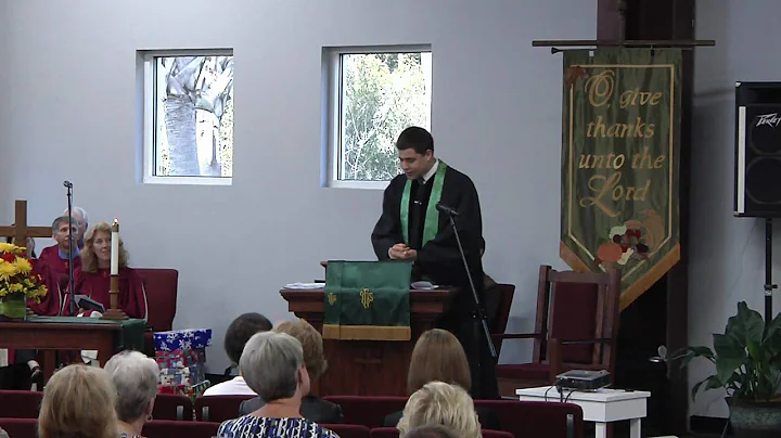 Sermon from 11-15-09 delivered by Rev. Joe Cate