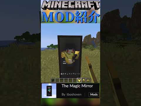 【Minecraft】自分を見ることが出来るMOD！『The Magic Mirror』【MOD紹介】#shorts #ゆっくり紹介