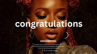 Amapiano type beat 'congratulations' 2024