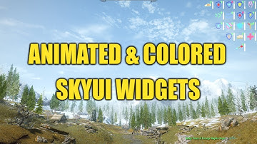 Skyrim Animated Colored SkyUI Widgets
