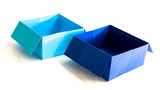 How to make a paper trash bin origami