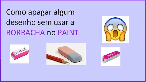 Como apagar uma cor específica no Paint?