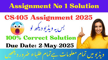 CS405 assignment 1 Solution Spring 2025 | CS405 assignment 1 2025 | #cs405
