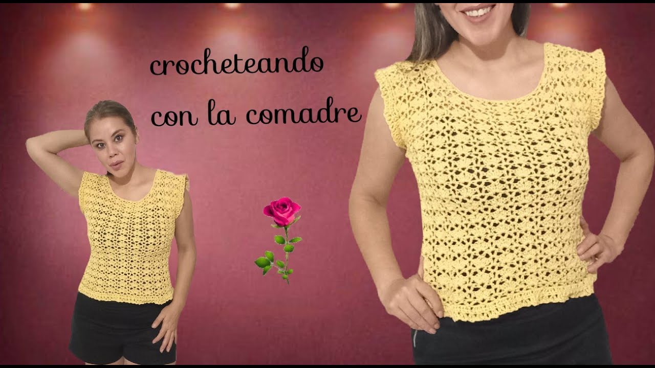 ⭐⭐⭐⭐⭐Como hacer blusa o vestido a crochet puntada abanicos parte #1 fácil y rápido