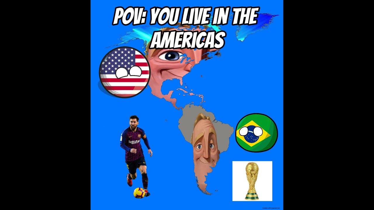 Mr Incredible becoming canny/uncanny mapping (You live in North and South America)