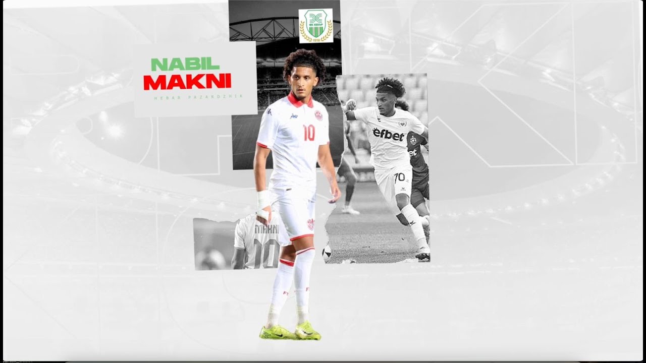 Nabil Makni ● Hebar Pazardzhik ● Centre Forward | Highlight Video