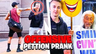OFFENSIVE Petition PRANK With Australians !
