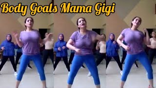 Wow Mama Gigi Makin Langsing Saat Senam Zumba,,Body Nya Bikin Netizen Salfok