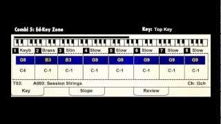 Korg X50 - Layering and Splitting