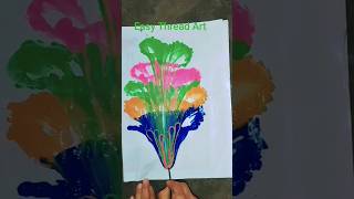 Easy Thread Art | Easy Beautiful thread painting design.